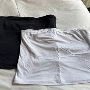 Everlane Black and White Tube Tops